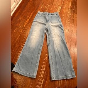 Rolla’s Sailor Wide Leg Jeans - Organic Bluebird Size 31